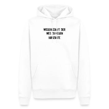 Wissenschaft - Wissenschaft: Der Weg zu neuen - Männer Premium Bio Hoodie - Weiß - Vorne - Nico (187cm)