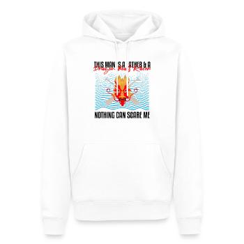 Dragon Boat Paddle pour le Festival de course de bateaux-dragons - Sweat à capuche Premium bio Homme - blanc - Devant - Nico (187cm)