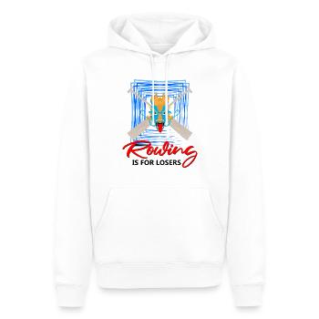 Drachenbootfahren-Thema für Drachenbootpaddeln - Männer Premium Bio Hoodie - Weiß - Vorne - Nico (187cm)