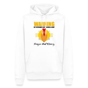 Dragon Boat Paddle pour le Festival de course de bateaux-dragons - Sweat à capuche Premium bio Homme - blanc - Devant - Nico (187cm)