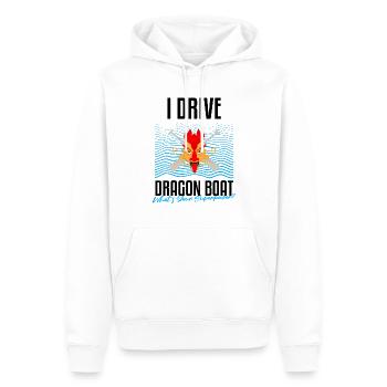 Drachenbootrennen-Design für Drachenbootfahren - Männer Premium Bio Hoodie - Weiß - Vorne - Nico (187cm)