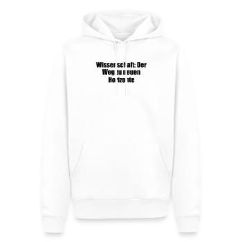 Wissenschaft - Wissenschaft: Der Weg zu neuen - Männer Premium Bio Hoodie - Weiß - Vorne - Nico (187cm)
