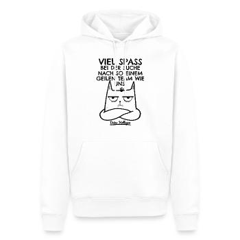 Jobwechsel Neuer Job Abschied Abschiedsgeschenk - Männer Premium Bio Hoodie - Weiß - Vorne - Nico (187cm)