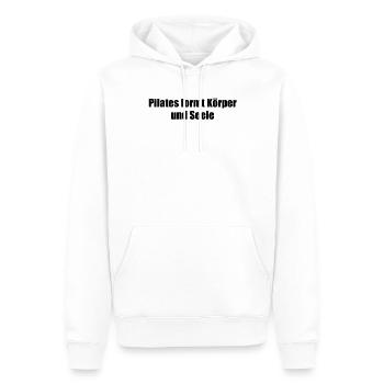 Pilates - Pilates formt Körper und Seele - Männer Premium Bio Hoodie - Weiß - Vorne - Nico (187cm)