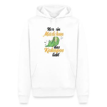 Kakapo nur ein Mädchen Papagei Kakapo - Männer Premium Bio Hoodie - Weiß - Vorne - Nico (187cm)