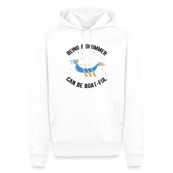 Drachenboot und Drachenboot Crew - Männer Premium Bio Hoodie - Weiß - Vorne - Nico (187cm)