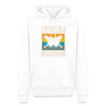 Drachenboot Trainer und Drachenboot - Männer Premium Bio Hoodie - Weiß - Vorne - Nico (187cm)