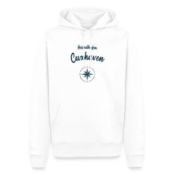 Heimathafen Cuxhaven Segeln Nordsee Küste Meer - Männer Premium Bio Hoodie - Weiß - Vorne - Nico (187cm)