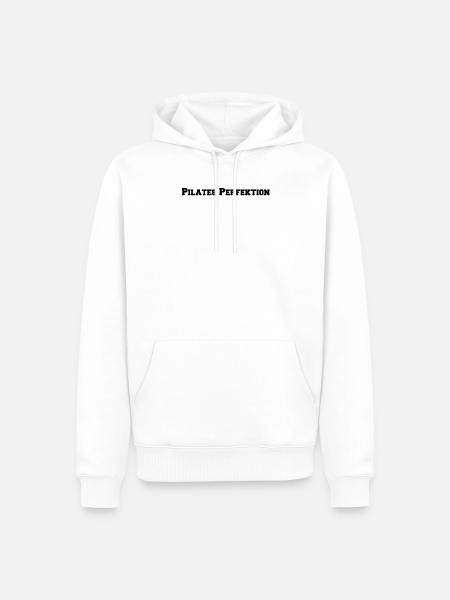 Pilates - Pilates Perfektion - Männer Premium Bio Hoodie - Weiß