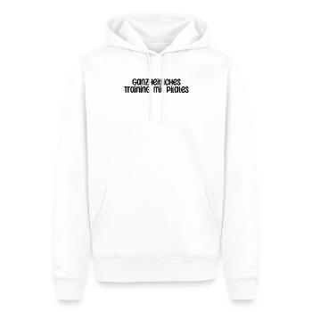 Pilates - Ganzheitliches Training mit Pilates - Männer Premium Bio Hoodie - Weiß - Vorne - Nico (187cm)