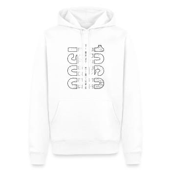 Finest Millésime 1960 Année de naissance 1960 Anniversaire - Sweat à capuche Premium bio Homme - blanc - Devant - Nico (187cm)