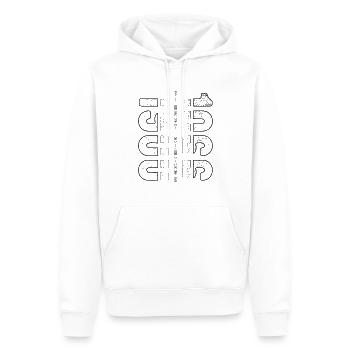 Finest Millésime 1966 Année de naissance 1966 Anniversaire - Sweat à capuche Premium bio Homme - blanc - Devant - Nico (187cm)