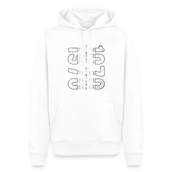 Finest Vintage 1970 Geburtsjahr 1970 Geburtstag - Männer Premium Bio Hoodie - Weiß - Vorne - Nico (187cm)