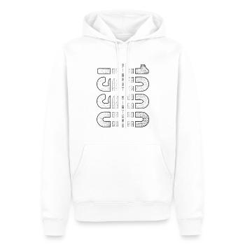 Finest Vintage 1990 Geburtsjahr 1990 Geburtstag - Männer Premium Bio Hoodie - Weiß - Vorne - Nico (187cm)