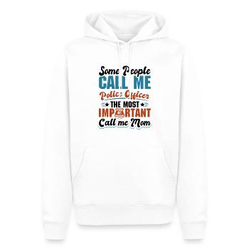 Polizei Polizist Polizeibeamte - Männer Premium Bio Hoodie - Weiß - Vorne - Nico (187cm)