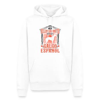 Galgo Espanol ist Seelenverwandter Windhund - Männer Premium Bio Hoodie - Weiß - Vorne - Nico (187cm)