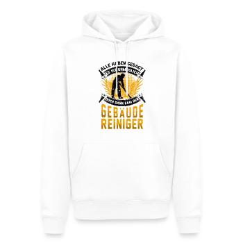 Gebäudereiniger unmöglich Fensterputzer - Männer Premium Bio Hoodie - Weiß - Vorne - Nico (187cm)