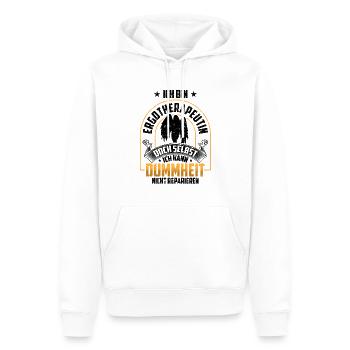 Ergotherapeutin nicht reparieren Ergotherapie - Männer Premium Bio Hoodie - Weiß - Vorne - Nico (187cm)