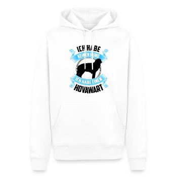 Hovawart ist kein Hund derber Bauernhund - Männer Premium Bio Hoodie - Weiß - Vorne - Nico (187cm)