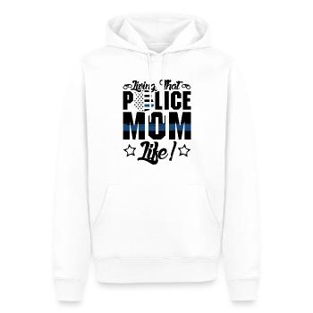 Polizei Polizist Polizeibeamte - Männer Premium Bio Hoodie - Weiß - Vorne - Nico (187cm)