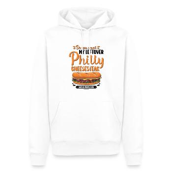 Philly Breakfast Sandwich - Männer Premium Bio Hoodie - Weiß - Vorne - Nico (187cm)