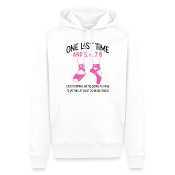 Ballet Dancer Dance Girl Ballerina - Männer Premium Bio Hoodie - Weiß - Vorne - Nico (187cm)