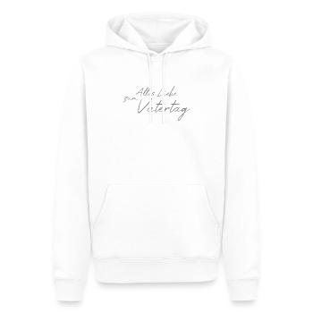 Alles Liebe zum Vatertag - Männer Premium Bio Hoodie - Weiß - Vorne - Nico (187cm)