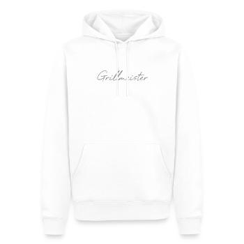 Grillmeister - Männer Premium Bio Hoodie - Weiß - Vorne - Nico (187cm)