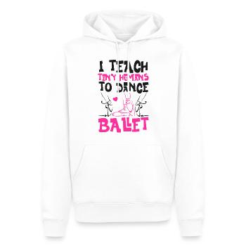 Ballet Dancer Dance Girl Ballerina - Männer Premium Bio Hoodie - Weiß - Vorne - Nico (187cm)