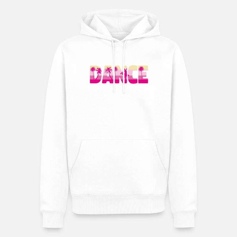 Ballet Danseuse Danse Ballerine - Sweat à capuche Premium bio Homme - blanc