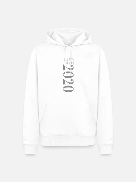 Édition limitée 2020 - Sweat à capuche Premium bio Homme - blanc