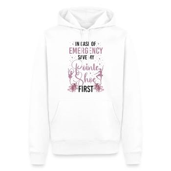 Ballet Dancer Dance Girl Ballerina - Männer Premium Bio Hoodie - Weiß - Vorne - Nico (187cm)