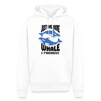 Ozean Meer Wal Zitat für Wal Meeressäugetiere - Männer Premium Bio Hoodie - Weiß - Vorne - Nico (187cm)