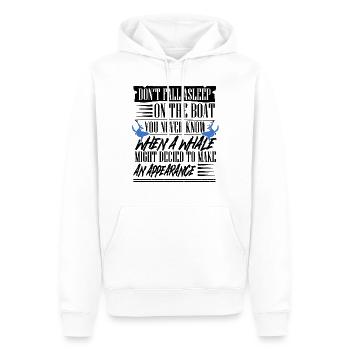 Ozean Meer Wal Zitat für Wal Meeressäugetiere - Männer Premium Bio Hoodie - Weiß - Vorne - Nico (187cm)