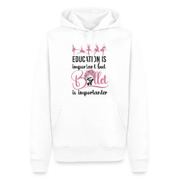 Ballet Dancer Dance Girl Ballerina - Männer Premium Bio Hoodie - Weiß - Vorne - Nico (187cm)