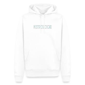 Astrologie Schriftzug - Männer Premium Bio Hoodie - Weiß - Vorne - Nico (187cm)