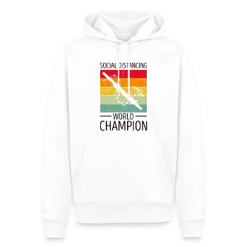 Basson Orchesta design pour bassonistes - Sweat à capuche Premium bio Homme - blanc - Devant - Nico (187cm)