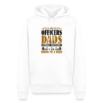 Polizei Polizist Polizeibeamte - Männer Premium Bio Hoodie - Weiß - Vorne - Nico (187cm)