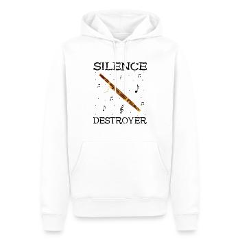 Instrument à vent en bois et instrument à vent basson - Sweat à capuche Premium bio Homme - blanc - Devant - Nico (187cm)