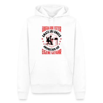 Überarbeiteter Amateurfunker Funkamateur - Männer Premium Bio Hoodie - Weiß - Vorne - Nico (187cm)