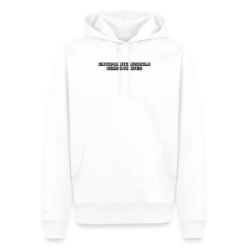 Pilates - Entspannte Muskeln durch Pilates - Männer Premium Bio Hoodie - Weiß - Vorne - Nico (187cm)