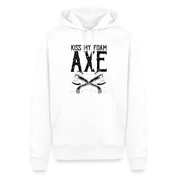 Jeu de rôle en direct pour PNJ et jeu de rôle RPG - Sweat à capuche Premium bio Homme - blanc - Devant - Nico (187cm)