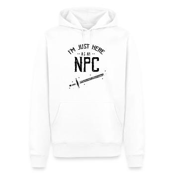Schwertkampf für Live-Action-Rollenspiele und Larp - Männer Premium Bio Hoodie - Weiß - Vorne - Nico (187cm)