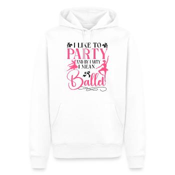 Ballet Dancer Dance Girl Ballerina - Männer Premium Bio Hoodie - Weiß - Vorne - Nico (187cm)