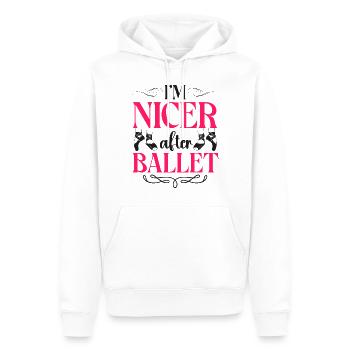 Ballet Dancer Dance Girl Ballerina - Männer Premium Bio Hoodie - Weiß - Vorne - Nico (187cm)