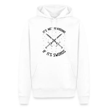 Rollenspiel Zitat für Larper und Larp - Männer Premium Bio Hoodie - Weiß - Vorne - Nico (187cm)