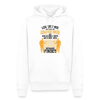 Gebäudereiniger nicht anlegen Fassadenreiniger - Männer Premium Bio Hoodie - Weiß - Vorne - Nico (187cm)