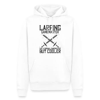 Citation de jeu de rôle fantastique pour le combat à l’épée - Sweat à capuche Premium bio Homme - blanc - Devant - Nico (187cm)