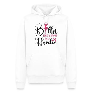 Ballet Dancer Dance Girl Ballerina - Männer Premium Bio Hoodie - Weiß - Vorne - Nico (187cm)