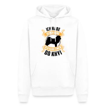 Ich habe einen Do Khyi Tibetmastiff Tibetdogge - Männer Premium Bio Hoodie - Weiß - Vorne - Nico (187cm)